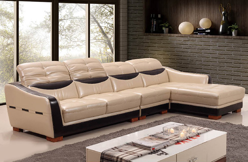 Trang trí phòng khách nên mua sofa gỗ hay sofa da?