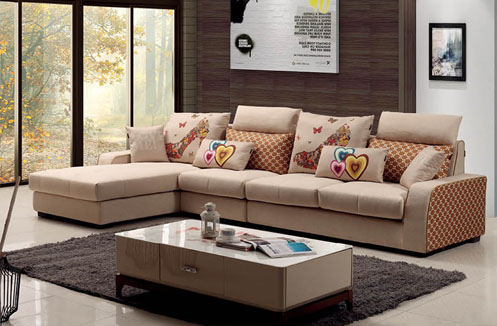 Bộ ghế sofa hiện đại màu da giá hạt dẻ