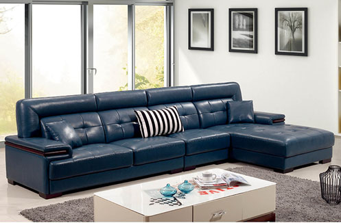 Bộ ghế sofa phòng khách sắc xanh huyền bí