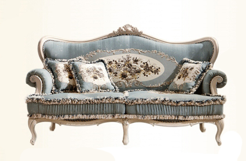 Bộ sofa phòng khách tân cổ điển thiết kế Châu Âu
