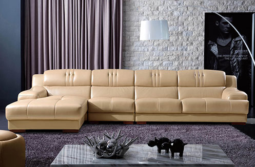 Sofa phòng khách Hoàng Gia sắc kem cao cấp