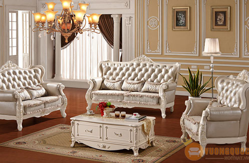 Bộ sofa cổ điển thiết kế phong cách pháp quyến rũ SCS-FS129