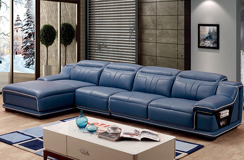 Bộ sofa màu xanh nhập khẩu sang trọng