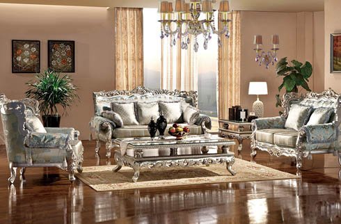Sofa phòng khách cổ điển phong cách Hoàng Gia tinh tế