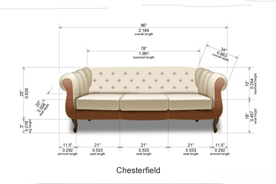Kích thước sofa gỗ văng