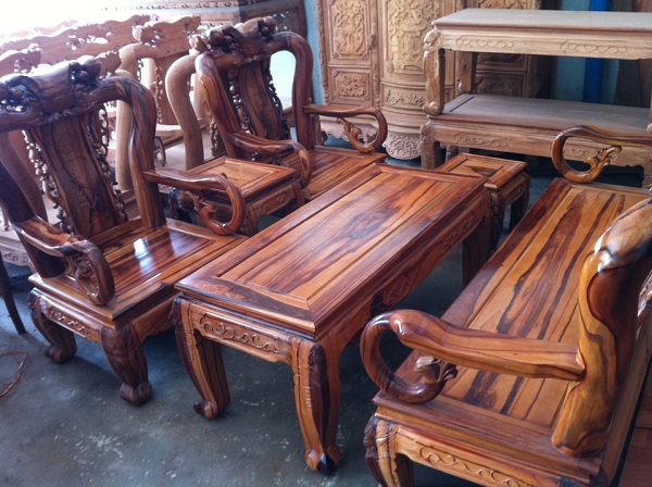 Bàn ghế gỗ Hương