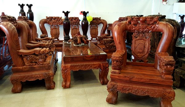 Bàn ghế gỗ Lim