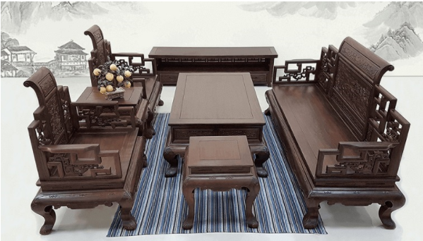 Bàn ghế gỗ kiểu Trung Quốc