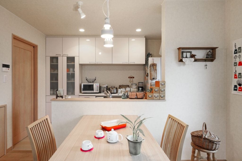 Thiết kế nội thất phòng bếp kiểu Nhật