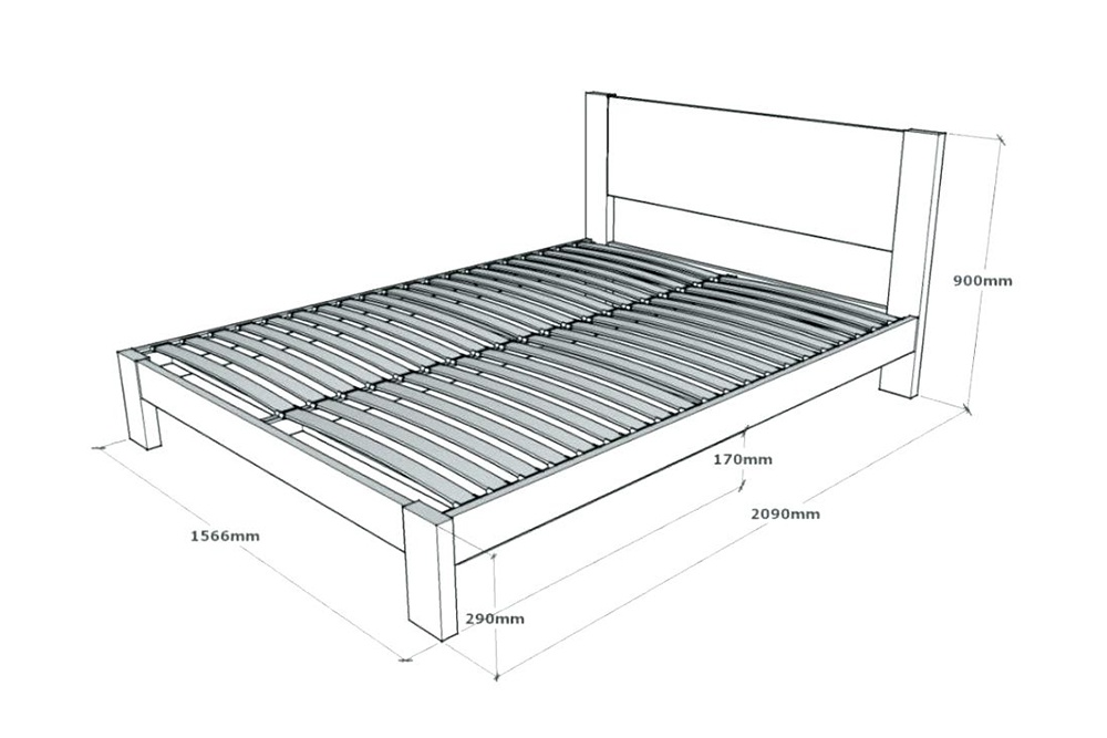 Kích thước giường đơn tiêu chuẩn