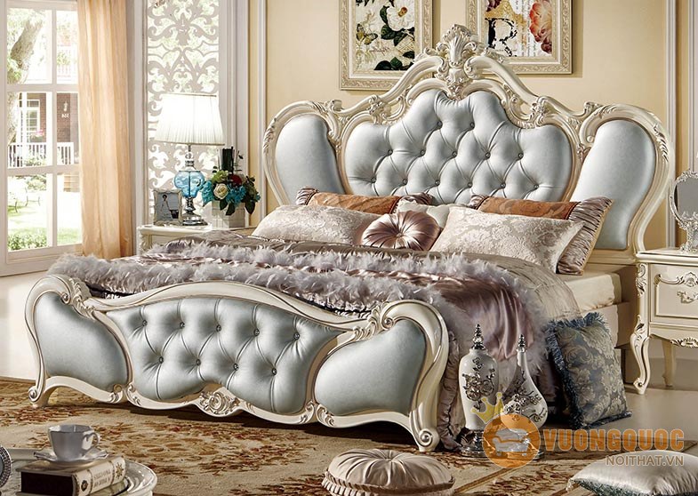 Mẫu giường ngủ phong cách cổ điển