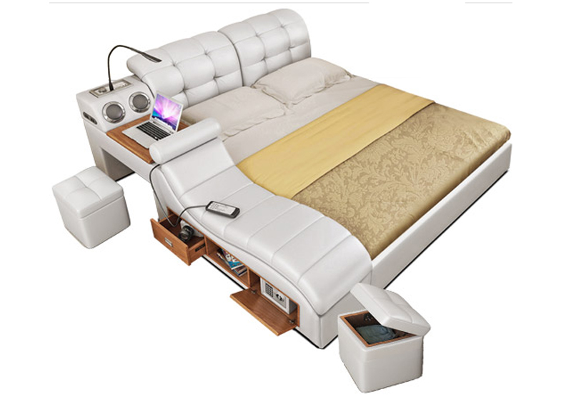 Giường ngủ đa năng phong cách châu Âu YFCR89