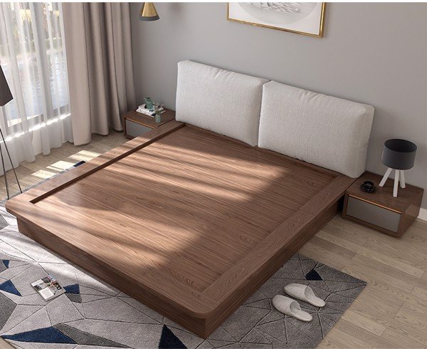 Tab đầu giường gỗ công nghiệp thiết kế độc đáo