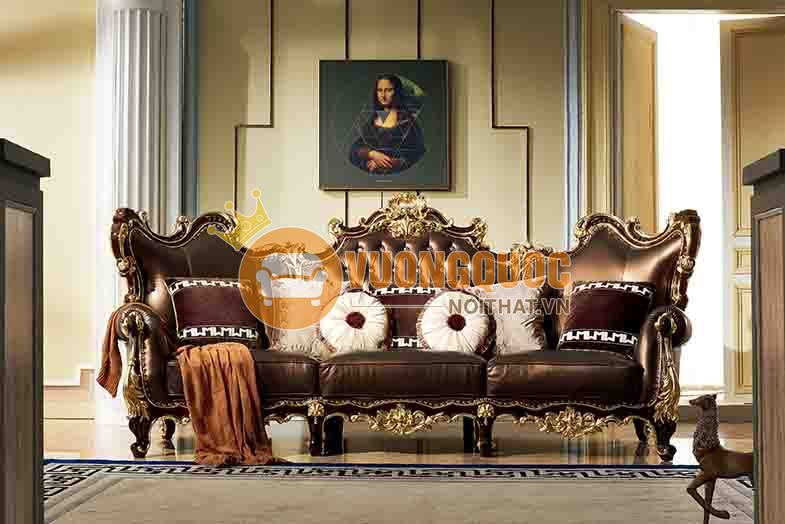 Sofa phòng khách cổ điển phong cách hoàng gia