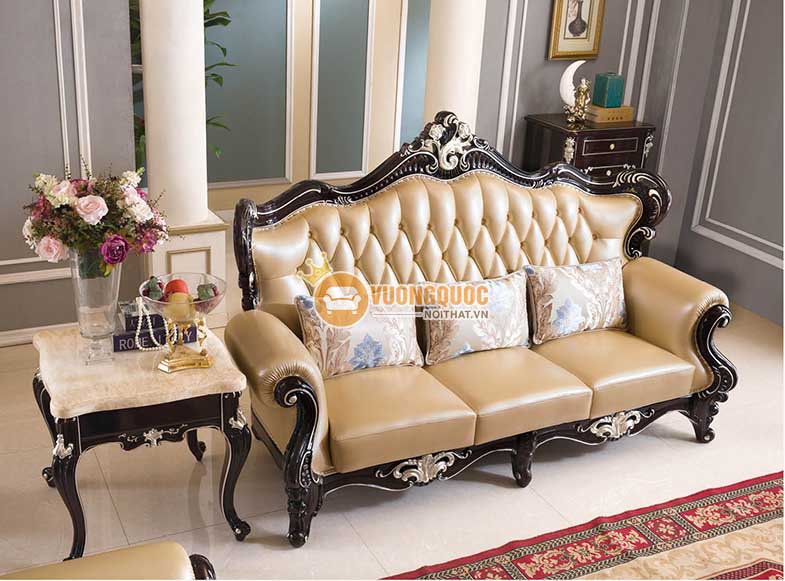 Sofa phòng khách cao cấp phong cách cổ điển