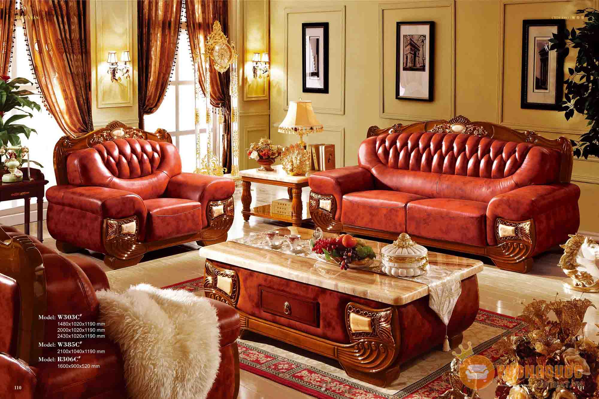 Sofa phong cách Châu Âu
