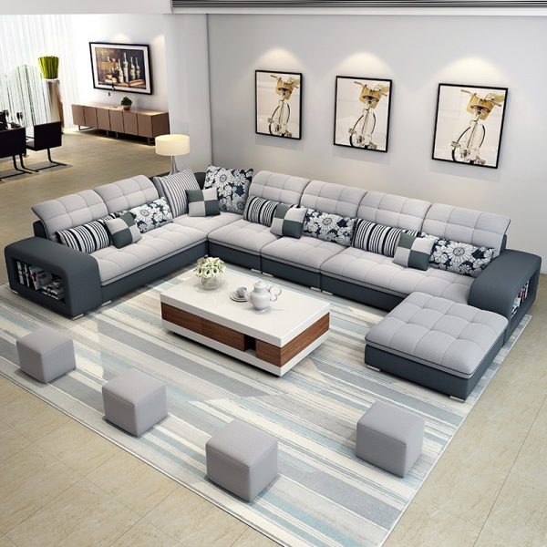 Cách bố trí sofa trong phòng khách nhỏ kiểu chữ U