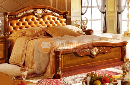 Giường ngủ gỗ gụ