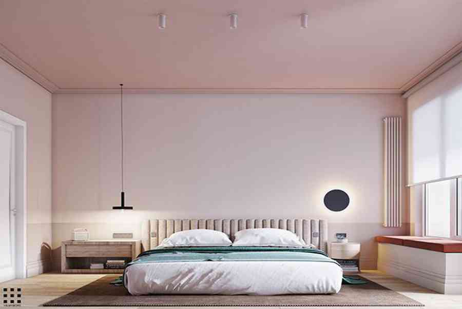 Một số tone màu hồng được sử dụng khi trang trí phòng ngủ