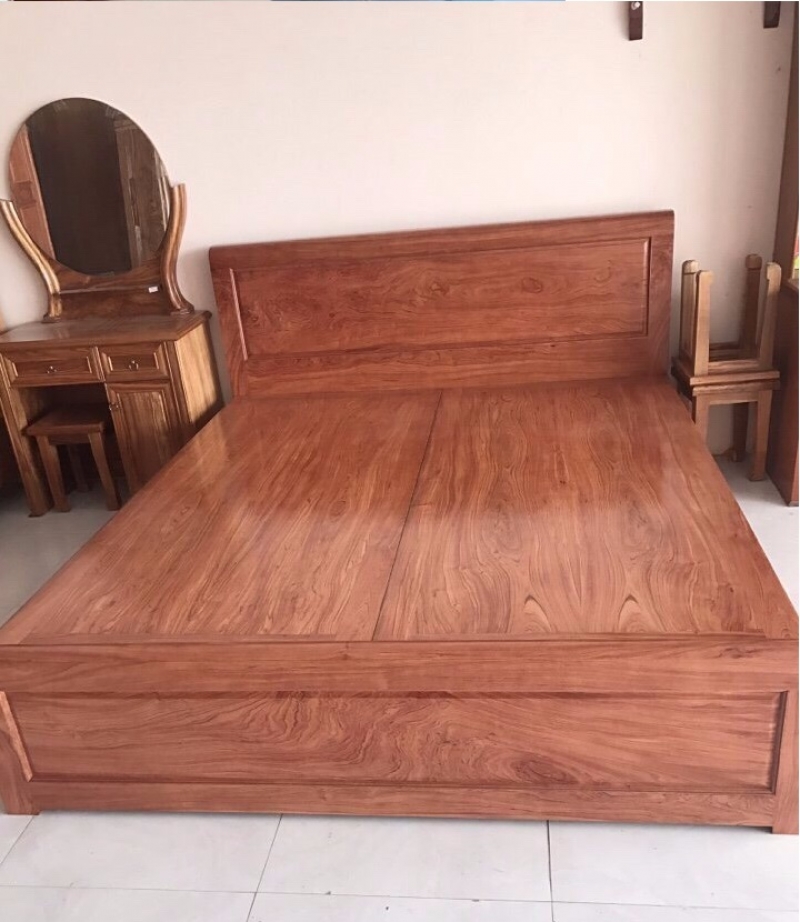 Giường ngủ gỗ hương đẹp nhất hiện nay 