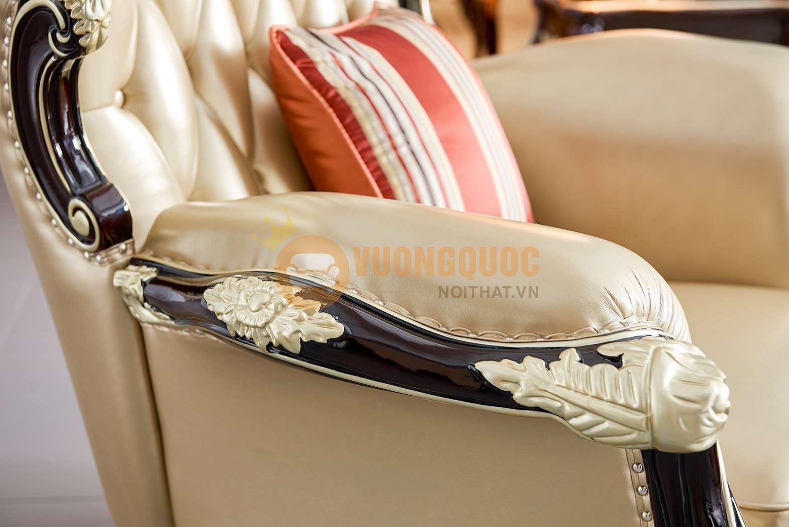 Bộ sofa phòng khách tân cổ điển sang trọng JVN6905AS