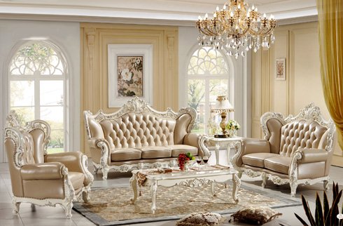 Bộ sofa phòng khách cao cấp phong cách hoàng gia