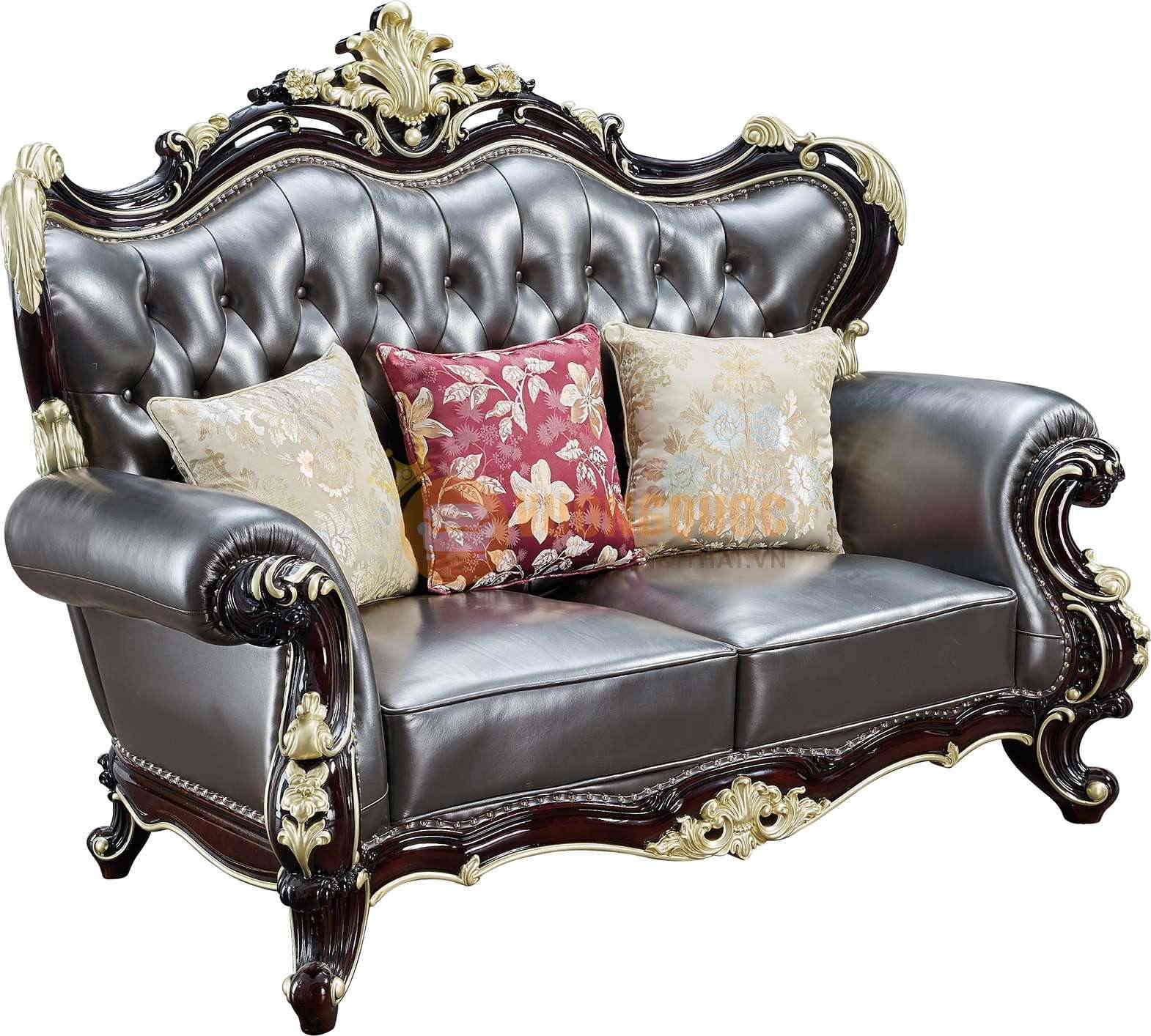 Bộ sofa phòng khách nhập khẩu tân cổ điển JVN6921AS