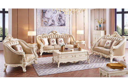 Bộ sofa phòng khách phong cách cổ điển Châu Âu