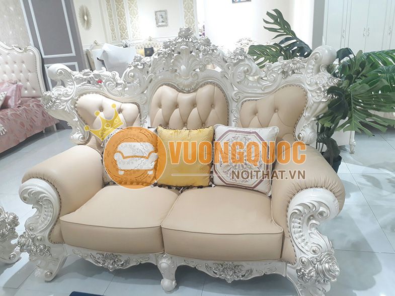 Bộ sofa phòng khách tân cổ điển đẳng cấp sang trọng JVN699S