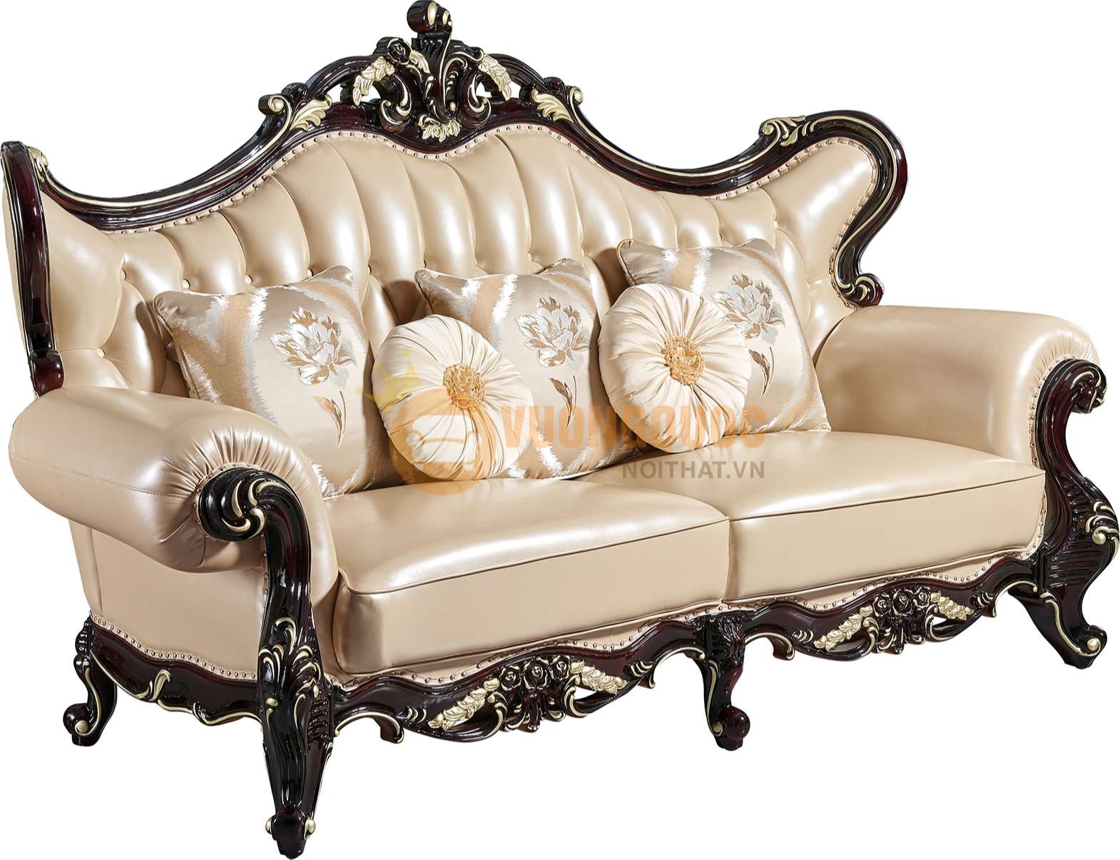 Bộ sofa phòng khách tân cổ điển nhập khẩu JVN6902AS