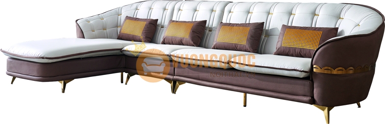 Bộ sofa góc phòng khách nhập khẩu JY502S