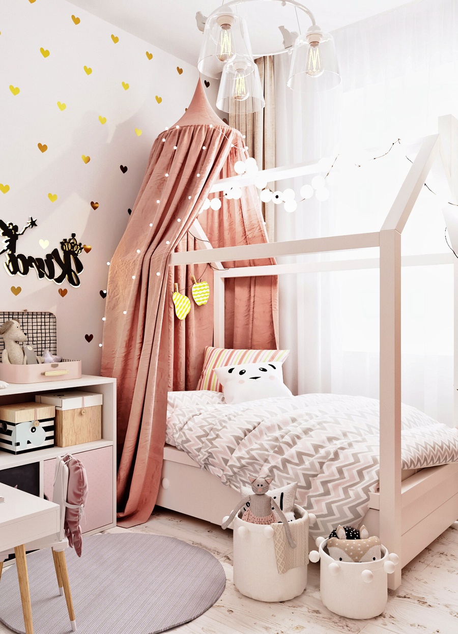 Trang trí phòng ngủ cho bé cực xinh xắn 
