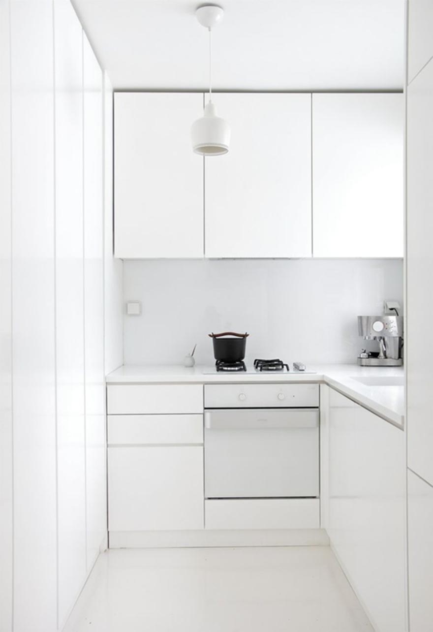 Ý tưởng thiết kế phòng bếp siêu nhỏ - Gợi ý hoàn hảo cho không gian ít diện tích