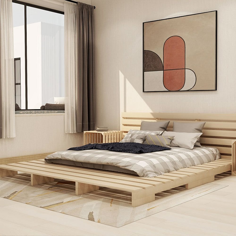 Giường ngủ gỗ pallet có giá bao nhiêu?