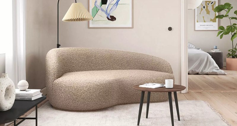 Ghế sofa cong - “làn gió mới” cho nội thất không gian Việt